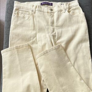 Gloria Vanderbilt Amanda Dandelion Yellow Straight-Leg Women’s Jeans